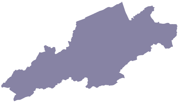 mapa da regiao serrana