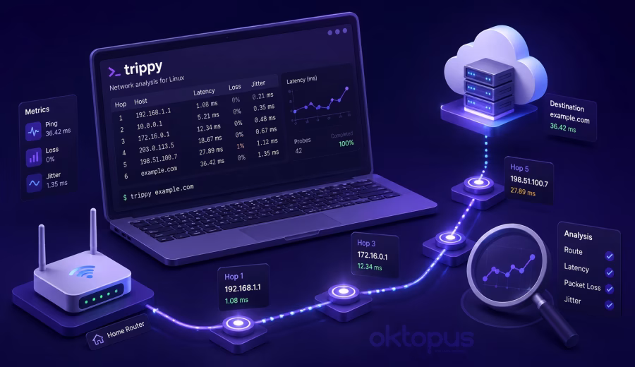 Trippy: descubra onde sua rede está tropeçando sem enlouquecer no terminal