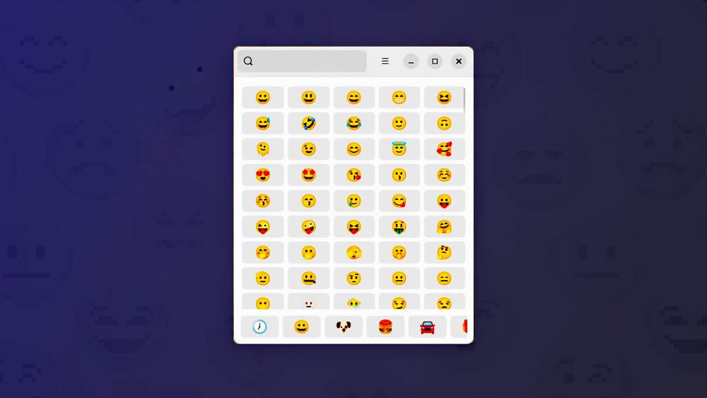 Smile é um seletor de emoji personalizável para Linux