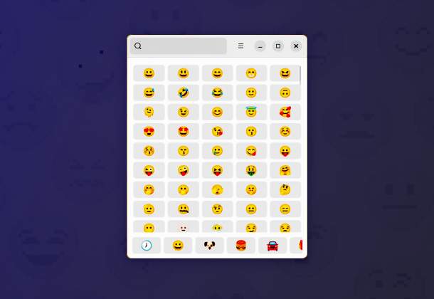 Smile é um seletor de emoji personalizável para Linux